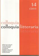 Colloquia Litteraria 1/2013